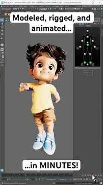 DYK how to rig AI generated meshes for posing / animation? #3danimation #autodeskmaya #ai #tutorial