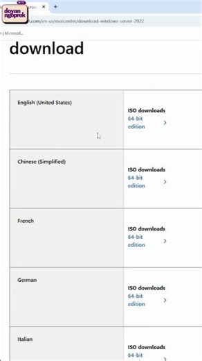 download windows server 2022 resmi & gratis 🔥 cepat banget | #shorts