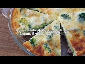 How To Make Crustless Quiche