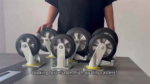 Threaded Stem Castor Wheels Heavy Duty Caster Caster Wheels 4 5 6 8 Inch Pu Wheel Caster Troly Casters With Lock