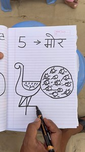 25K views · 158 reactions | New Peacock 連 Drawing Using 5 Number and Fantastic Drawing idea’s for beginners | AP Drawing | Facebook