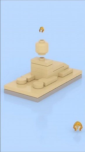 LEGO Tiny Sphinx 🏜️🧱 Ancient Mystery in Mini Size! 😲✨ #lego