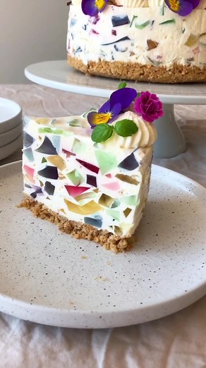 Terrazzo Cheesecake Recipe Tutorial