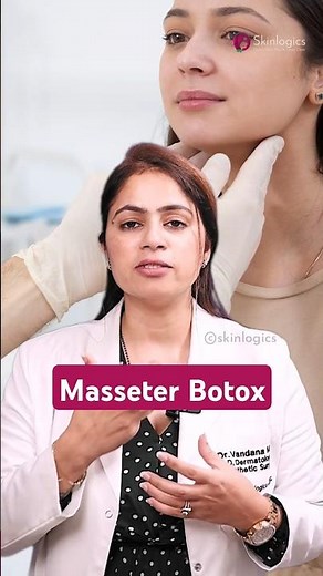 How To Slim Your Face Without Surgery? | Masseter Botox #skinlogicsclinic #botox #shorts