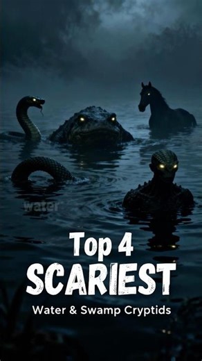 Top 4 SCARIEST Water & Swamp Cryptids (Ranked!)