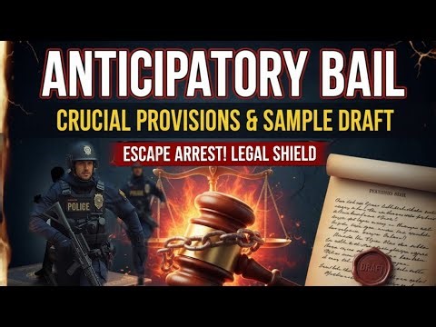 Anticipatory Bail | How to file | Sample Draft | Explained in Hindi | with examples | MPSC | JMFC