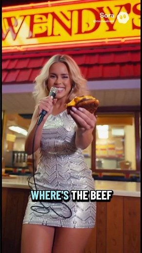 Wendy’s New Where’s The Beef Commercial 😂