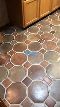 Octagonal Mexican Saltillo Tile Installation by Professional Tile Contractor Houston