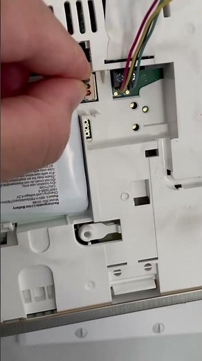 ADT command panel battery installation