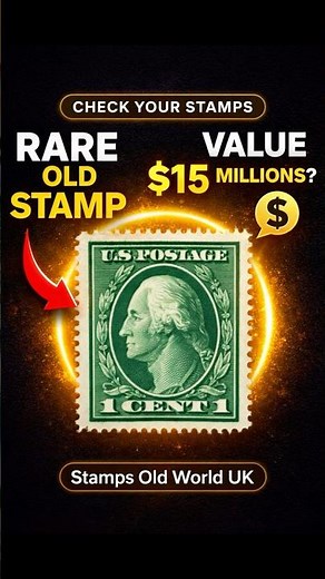 George Washington 1 Cent Stamp Value Today #currency #philately #stampscollection #stampcollecting