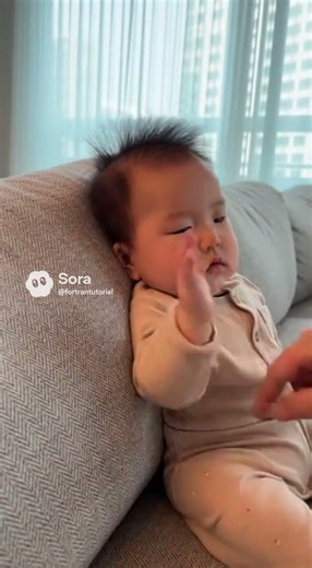 졸음이 쏟아지는 손자 #sora2