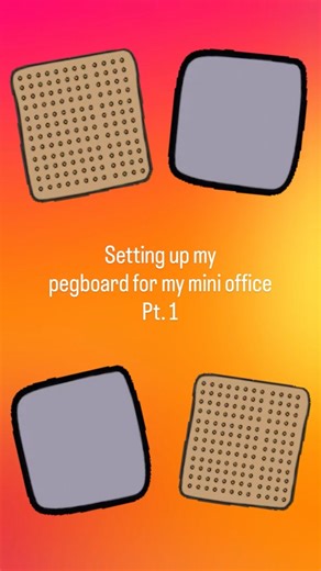 Setting Up Pegboard pt. 1