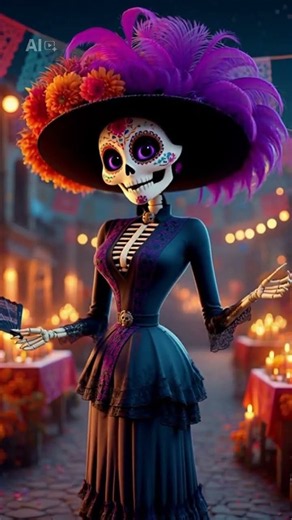 A character from Mexican folklore - La Catrina