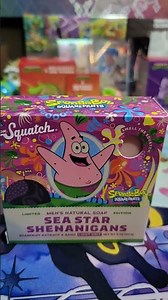 SpongeBob SquarePants DR SQUATCH! SEA STAR SHENANIGANS! limited edition #spongebob #drsquatch #soap