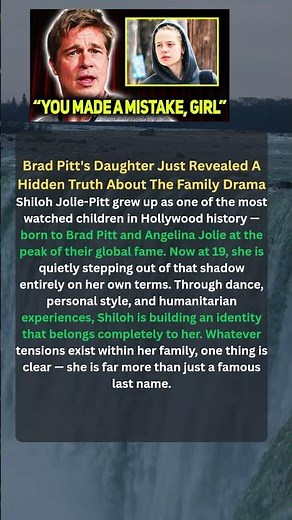 Brad Pitt's Daughter Just Revealed A Hidden Truth About The Family Drama
