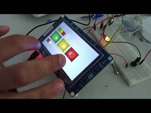 STM32F7 Touch UI: Control LEDs with Toggles & PWM Slider