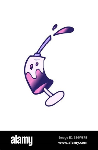 shivering motion animation of cartoon doodle syringe of blood Stock Video Footage - Alamy