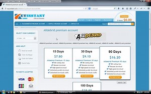 How to buy alldebrid premium key, alldebrid premium by VISA / MasterCard / JCB