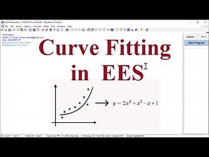 Curve Fitting using EES (Engineering Equation Solver)