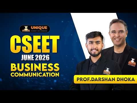 CSEET FREE | CHP 3 - BUSINESS CORRESPONDENCE LEC 1 | BUSINESS COMMUNICATION | JUNE 26 & OCT 2026