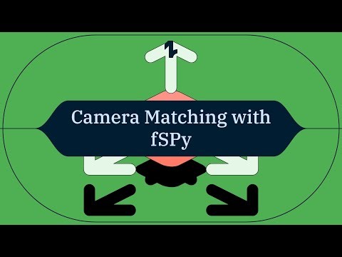 Camera Matching with fSPy