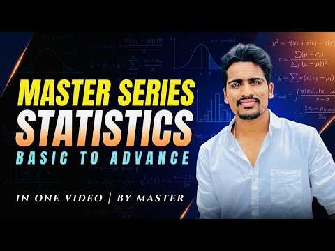 Statistics Complete Chapter in One Video | Tricks + PYQs For All Competitive Exams By Master Maths