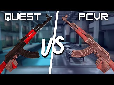 UP TO DATE Pavlov VR Graphics comparison Oculus Quest VS PCVR 2021