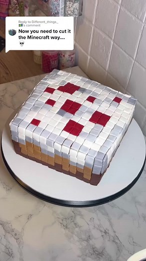 Delicious Minecraft Cake Attempt