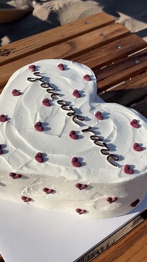 Rare Beauty Minimalist Cake Decorating