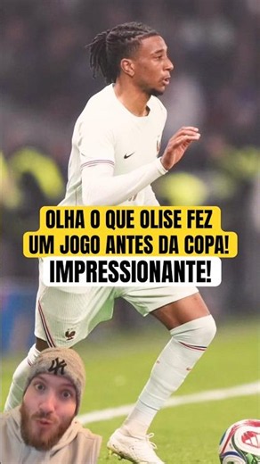 LOOK what OLISE DID ONE GAME BEFORE the WORLD CUP! #olise #dembele #mbappe #worldcup