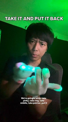 3.1K views · 41 reactions | Take the fingers and put it back ☀️Buy the Helios microlight and use code “ALOHANATION” for 10% off at @glow_leds DM for gloving classes! All skills welcomed! 料Also check out my Patreon, to learn more gloving! | Kevin Puppety Cablay | Facebook