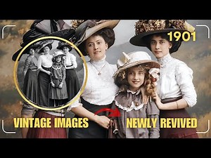 ▶ Women of the Edwardian Era: In Portrait and Life / HD Colorized Photographs