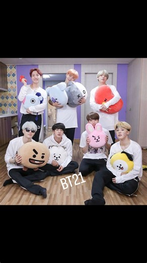 🥰BT21 With All BTS Member🥰
