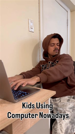 Kids vs Me Using Computer 💻 #Shorts