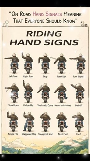 Secret Biker Signals You Should Learn Today 🤫