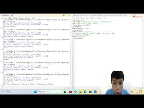BELAJAR PEMROGRAMAN PYTON #LIST