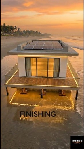 Floating Ocean House Construction | RCC Marine Foundation Build Timelapse