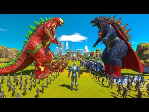 Epic ARBS Superheroes Battle: Godzilla vs Godzilla - See Who Dominates!