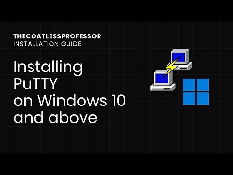 Downloading and Installing PuTTY on Windows 10 and above