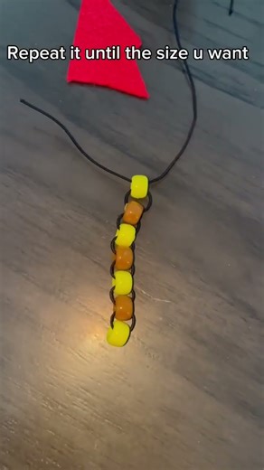 Kandi keychain! || #kandi #tutorial #fyp #scene #bfdi