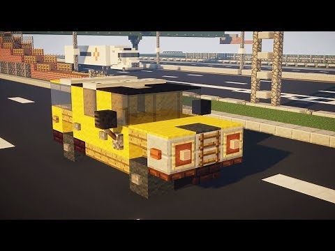 Minecraft Hummer H2 SUV Car Tutorial