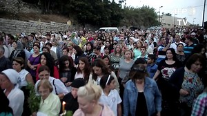 Procession of Christian Orthodox in Jerusalem