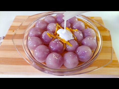 SWEET TARO SOUP-A DELICIOUS DESSERT MADE FROM TAPIOCA PEARLS