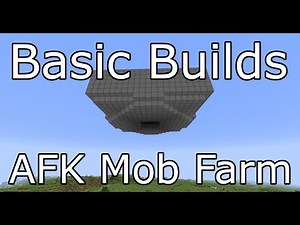 Basic AFK Mob Farm - Minecraft 1.14 - Basic Builds