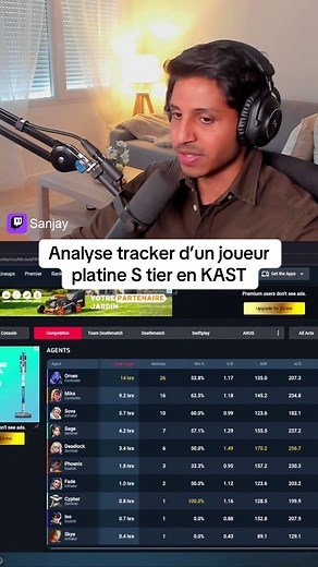 Valorant KAST S Tier Analyse Joueur Platine