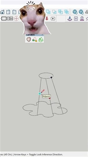 #sketchup #curviloft cách tạo bề mặt đường cong | how to create a curved surface