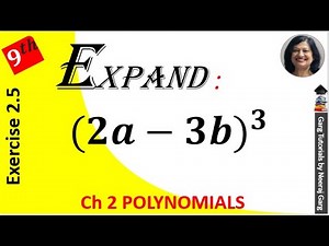 Write the following cubes in expanded form (2a-3b)3 | Expand (2a-3b)3 | Class 9 Maths Chapter 2