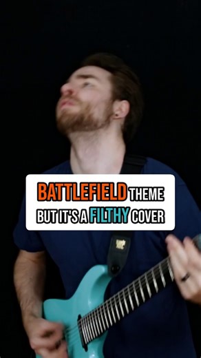 BATTLEFIELD Theme but it's a FILTHY cover #battlefield #metal #videogamemusic #fyp #EA