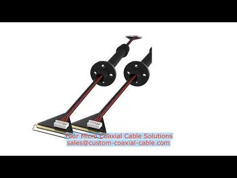 micro coax ribbon cable IPEX 20737-020T-02 Medical Probe Cable Customization TYPE-C bobcat 7 pin wir
