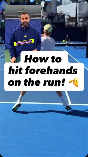 Hany Saad | CHICAGO TENNIS COACH🎾 | How to hit forehands on the run! 🫡 Save for later & follow for more! @tenniswithhany #tennis #janniksinner | Instagram